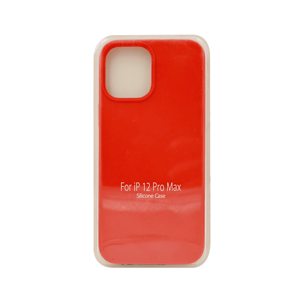 C SILICONE CASE IPHONE 12 PRO MAX RED