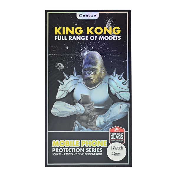 COBLUE APPLE WATCH TEMPERED GLASS 44 MM BLACK