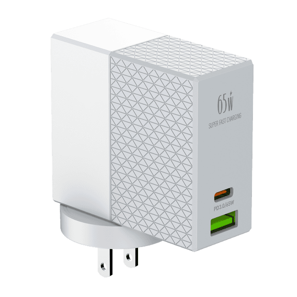 ISAFE 65W PD HOME CHARGER WITH UK+EU+US PLUG A2620C