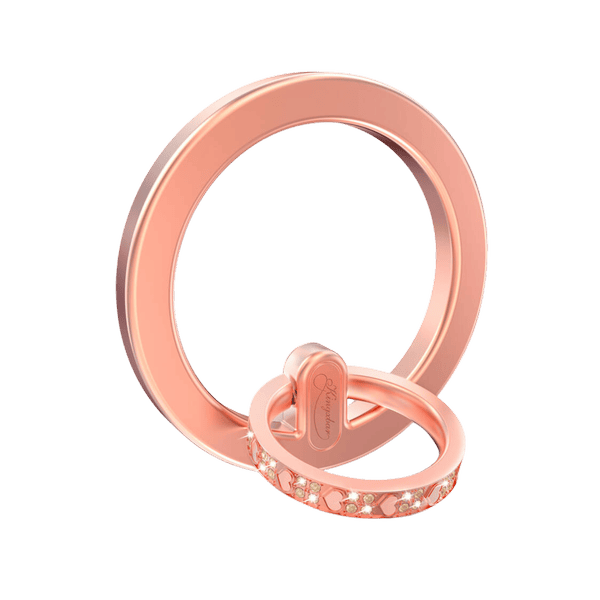 KINGXBAR KATIE SERIES MAGSAFE+MAGNETIC PHONE STAND RING HOLDER