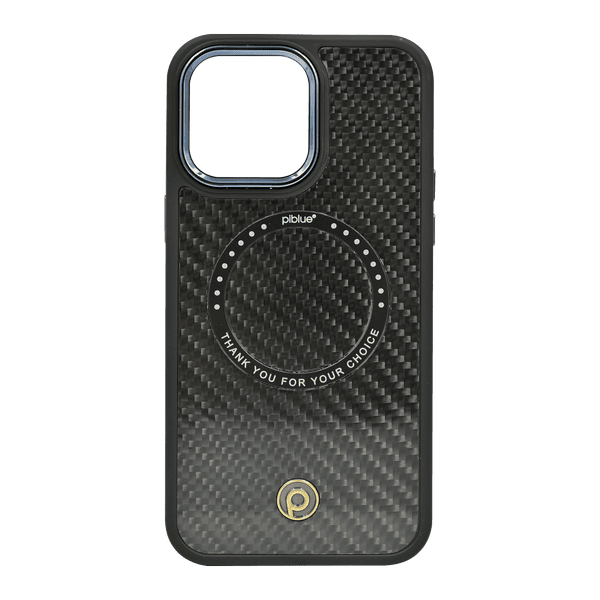 PIBLUE CARBON FIBER MAGNETIC CASE IPHONE 14 PRO MAX BLACK