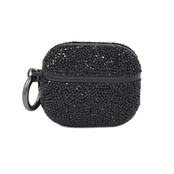 BLING WORLD STONE HARD AIRPODS PRO2 CASE BLACK