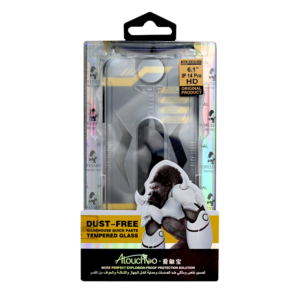 ATB EASY STICK TEMPERED GLASS HD IPHONE 14 PRO