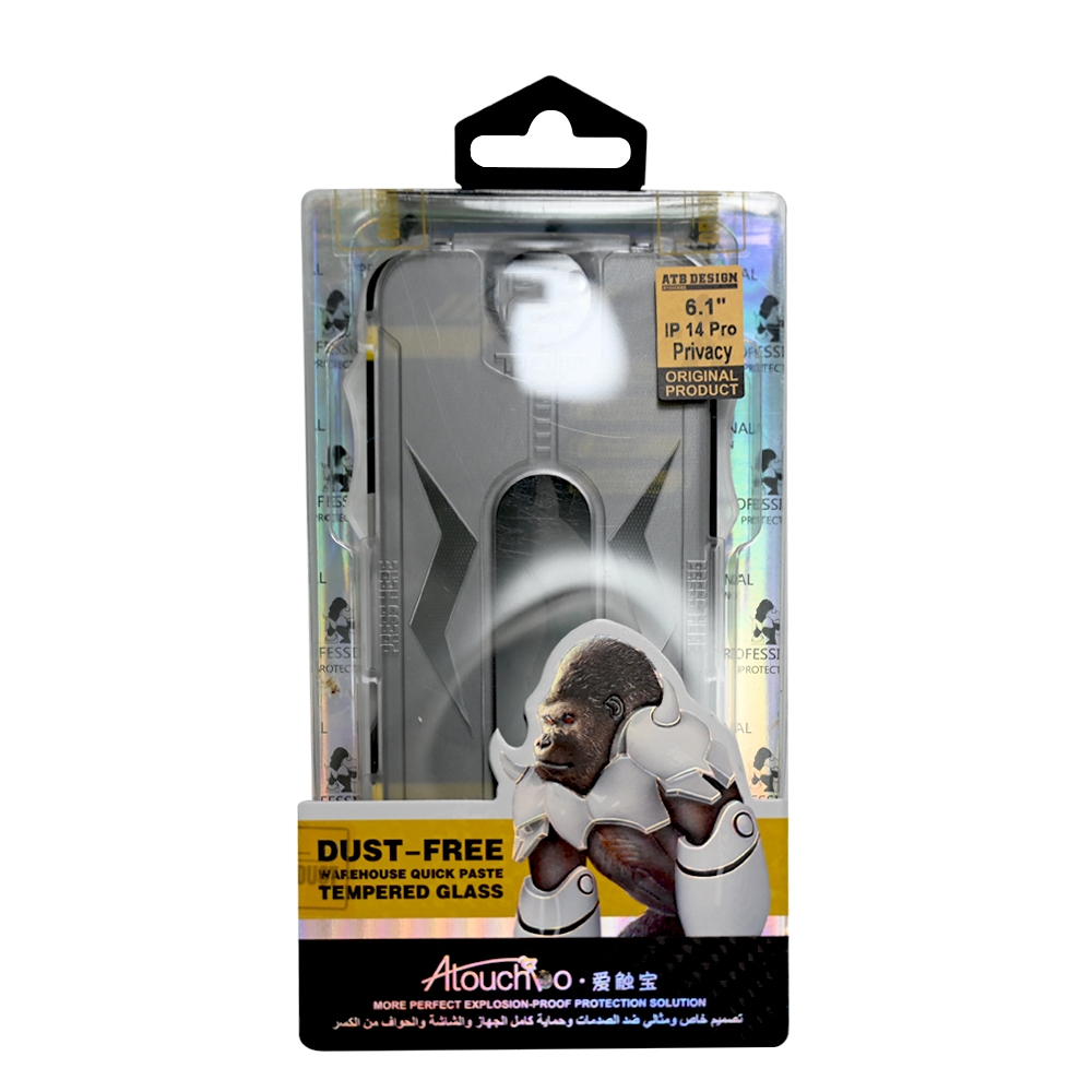 ATB EASY STICK TEMPERED GLASS IPHONE 14 PRO PRIVACY