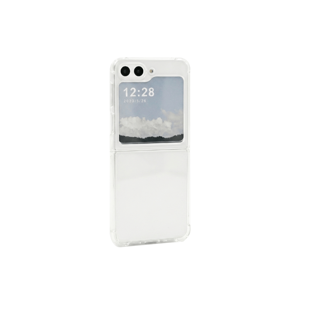 PIBLUE CLEAR TRANSPARENT CASE Z FLIP5