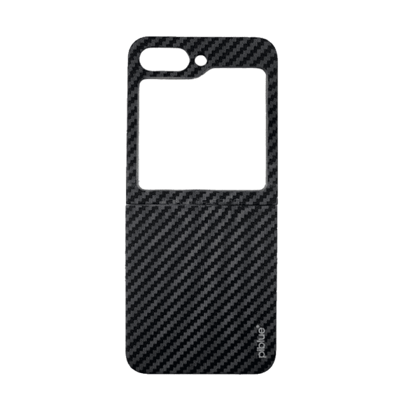 Piblue Twill Kevlar Magnetic Phone Case for Samsung Z Flip6 - Black