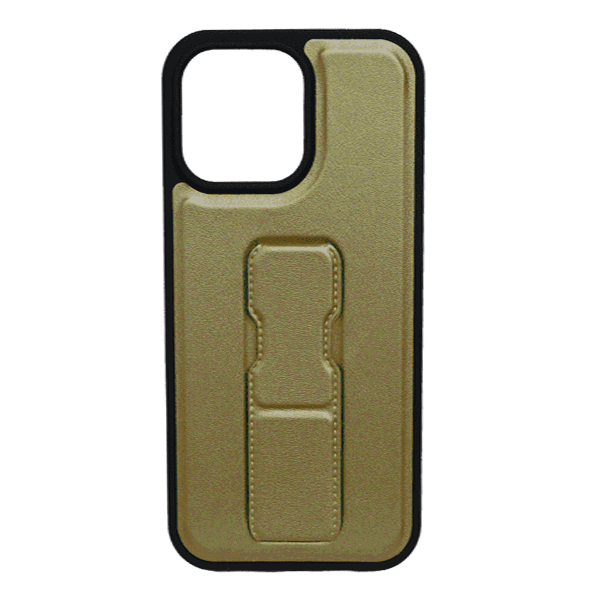 Mocome Grip Stand Holder Case for iPhone 16 Pro - Desert Titanium