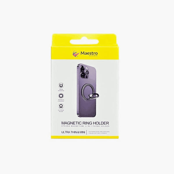 MAESTRO MAGSAFE MOBILE RING HOLDER WITH STAND DESERT TITANIUM