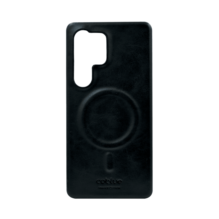Coblue PU Leather Magnetic Case, Black