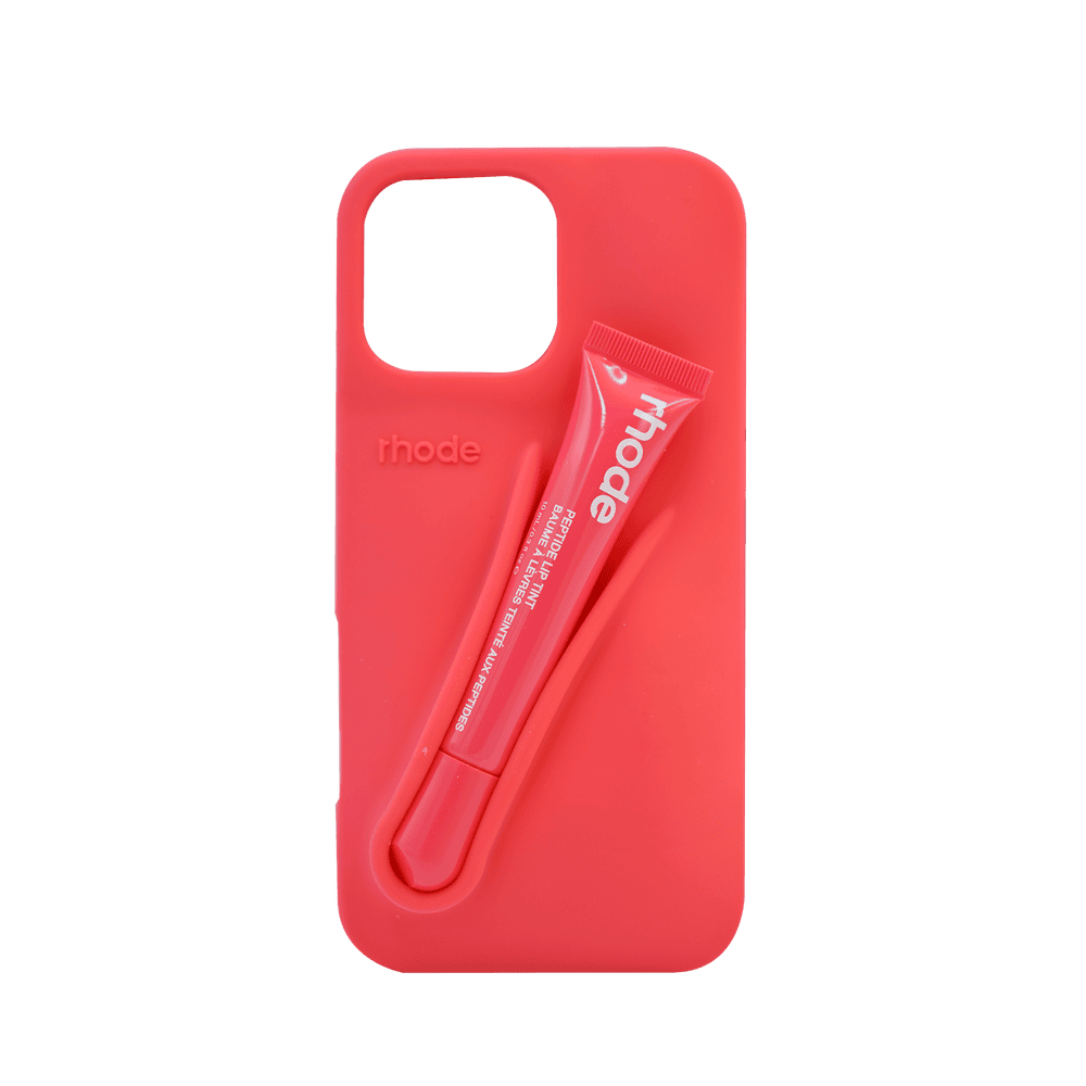 Rhode Red Silicone Case with Lip Tint