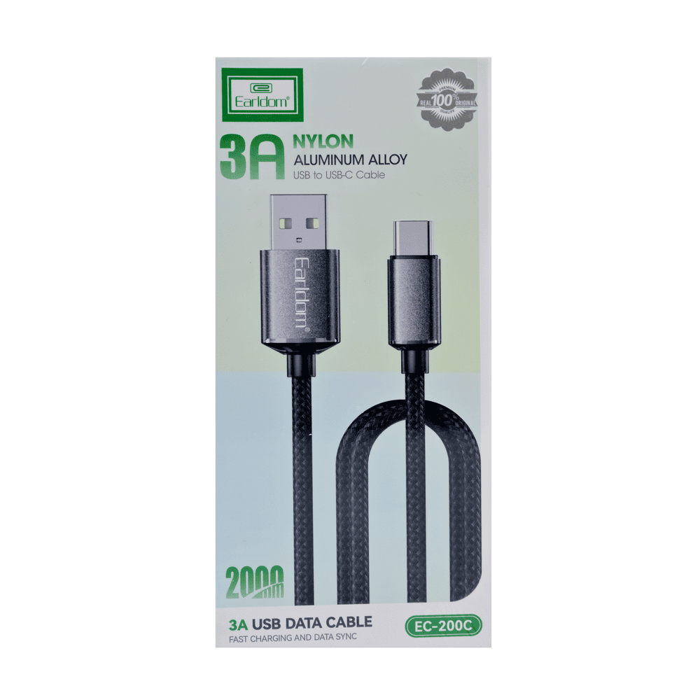 Earldom USB-C to USB Cable, 2m Black