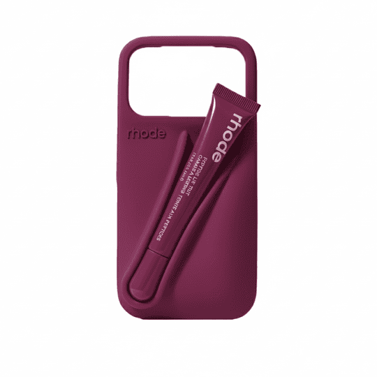 Rhode Lipstick Silicone Case iPhone 17 Pro Max - Plum
