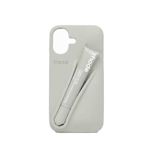 Rhode Lipstick Silicone Case iPhone 17 - Grey