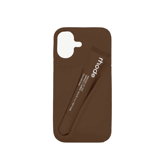 Rhode Lipstick Silicone Case iPhone 17 - Espresso