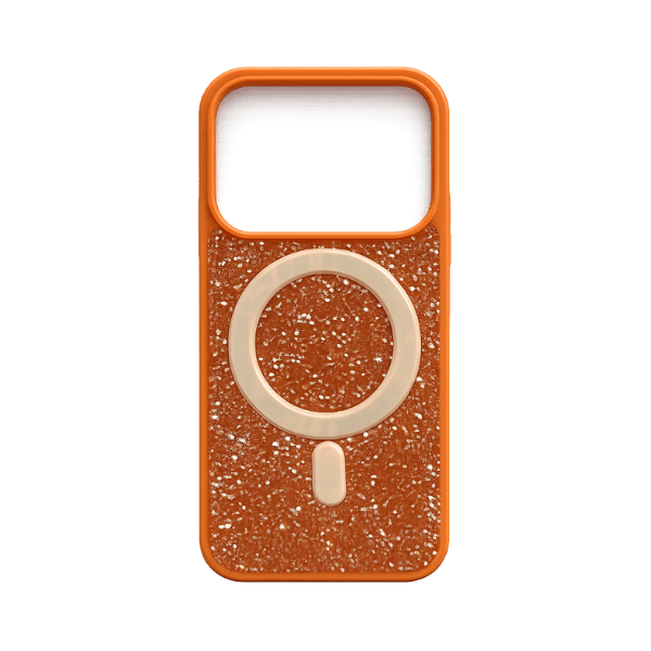 ISAFE BLING MAGSAFE HARD COVER IPHONE 17 PRO ORANGE