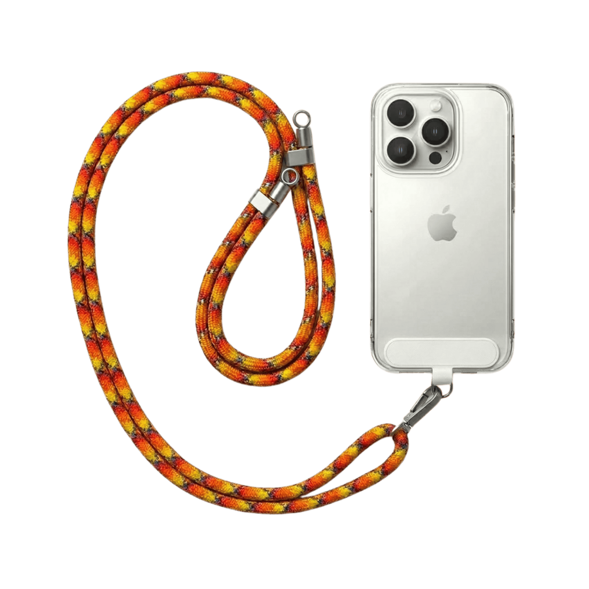 PIBLUE ROPE CROSS-BODY STRAP ORANGE