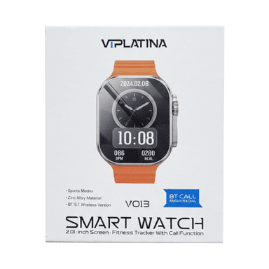 VIPLATINA V013 SMART WATCH ORANGE & BLUE STRAP