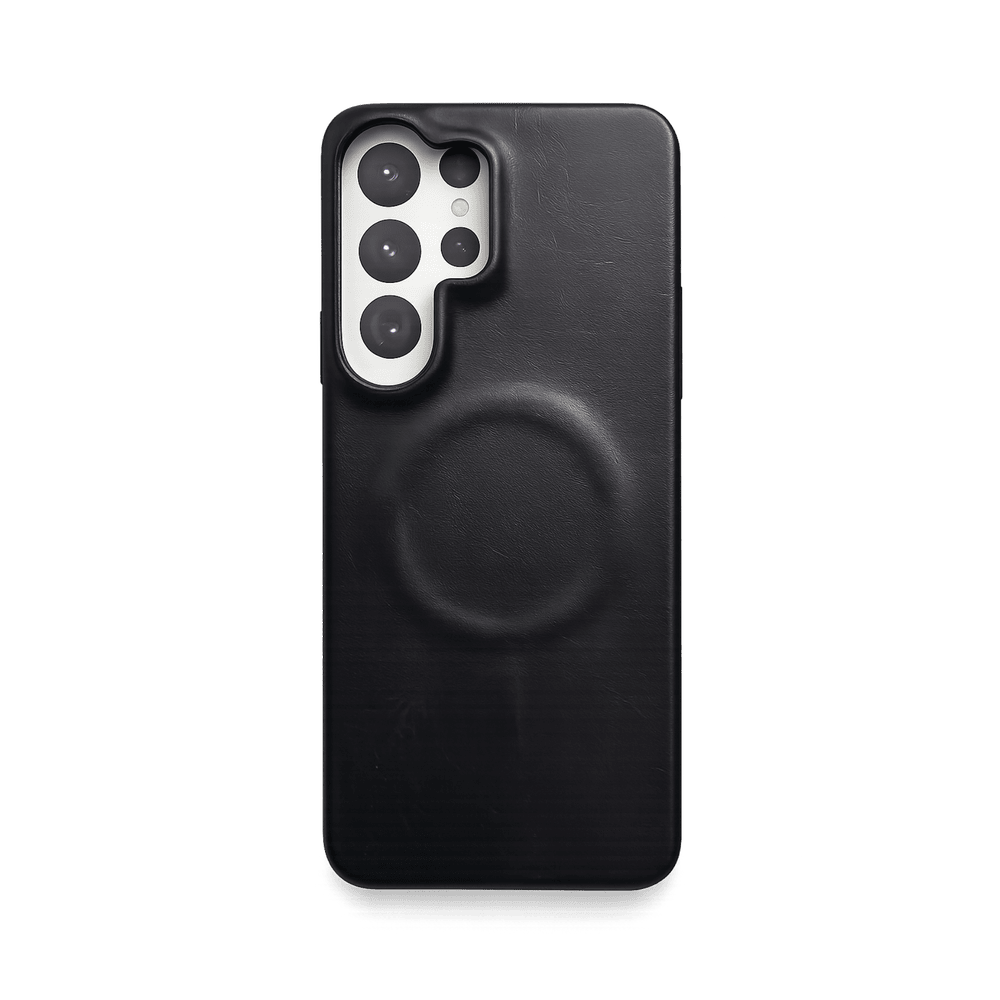 PIBLUE CBS-A28 LEATHER MAGNETIC HARD CASE S26 ULTRA BLACK
