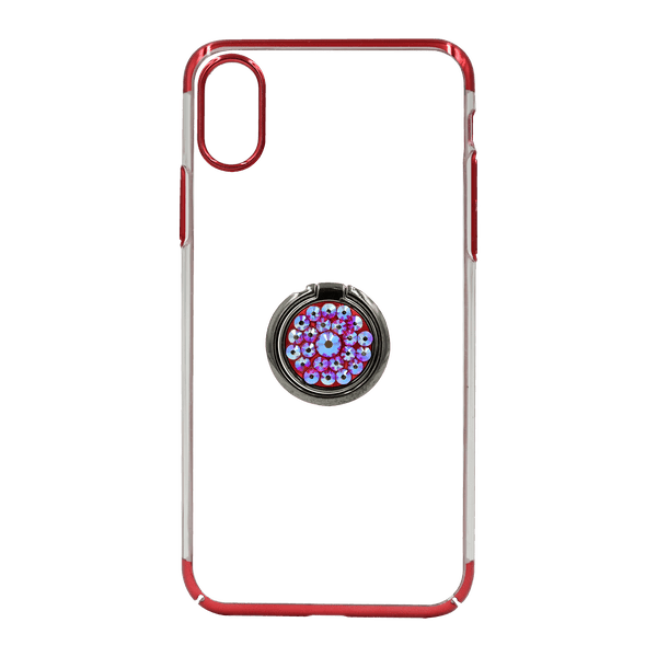 BLING BALLY RING CASE IPHONEX RED
