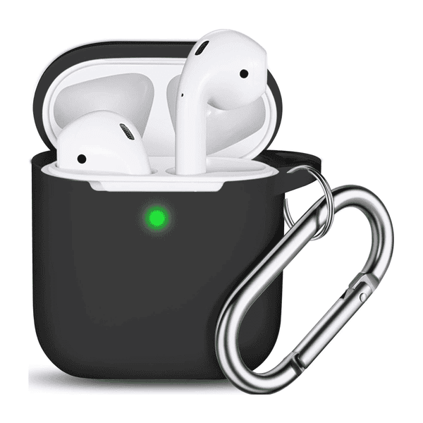 سيليكون جراب سماعه ابل اسود [C SILICONE CASE AIRPODS BLACK]