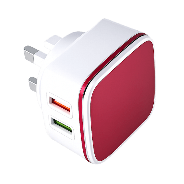 ISAFE 2USB PORT QC HOME CHARGER