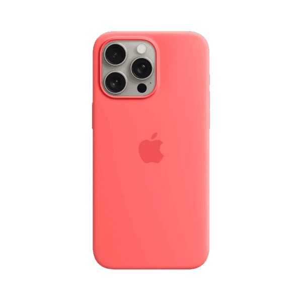APPLE IPHONE 15 PRO MAX SILICONE CASE MT1V3ZM/A GUAVA WITH MAGSAFE 