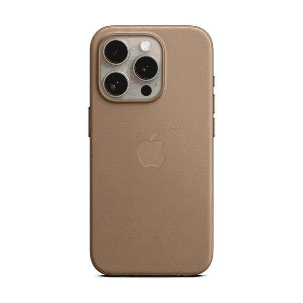 Apple iPhone 15 Pro Finewoven Case with Magsafe - Taupe