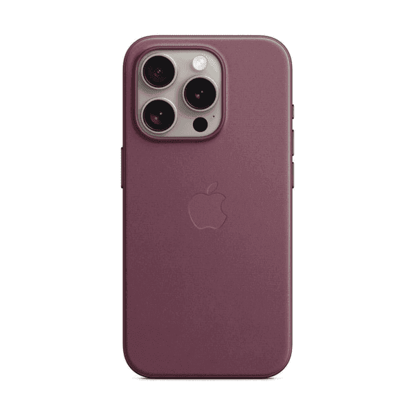 Apple iPhone 15 Pro Finewoven Case with Magsafe - Mulberry