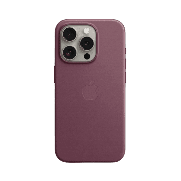 APPLE IPHONE 15 PRO FINEWOVEN CASE MT4L3ZM/A MULBERRY WITH MAGSAFE