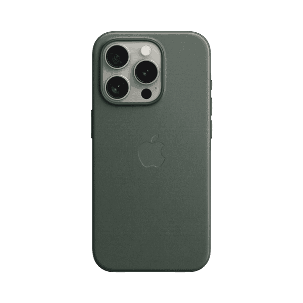 APPLE IPHONE 15 PRO FINEWOVEN CASE MT4U3ZM/A EVERGREEN WITH MAGSAFE 