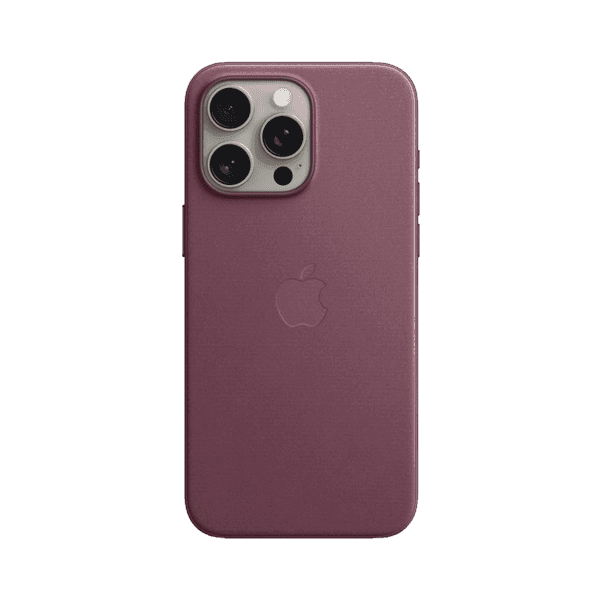 APPLE IPHONE 15 PRO MAX FINEWOVEN CASE MT4X3ZM/A MULBERRY WITH MAGSAFE