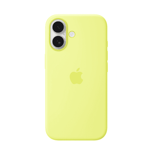 APPLE IPHONE 17 SILICONE CASE WITH MAGSAFE MGEV4ZM/A NEON YELLOW