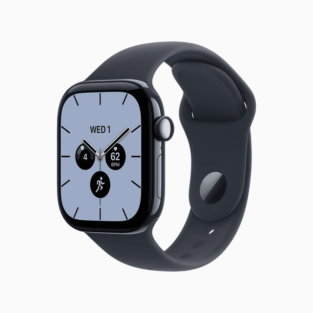 Apple Watch Series 12 GPS + Cellular 46mm Night Blue Ceramic Case with Navy Blue Sport Band - S/M