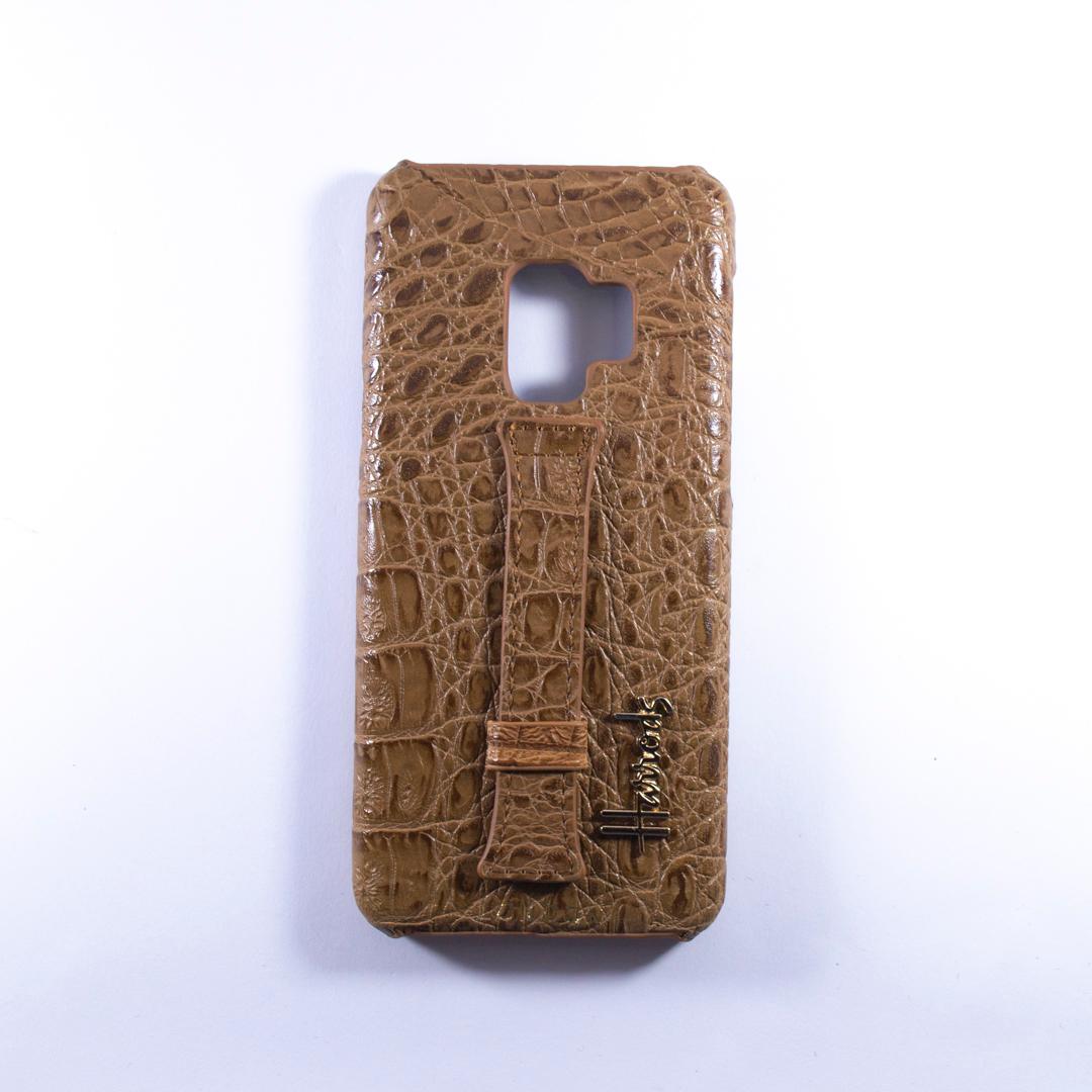 HARRODS HARD COVER GALAXY S9 BROWN