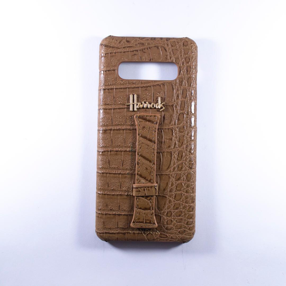 HARRODS HARD COVER GALAXY S10 PLUS BROWN
