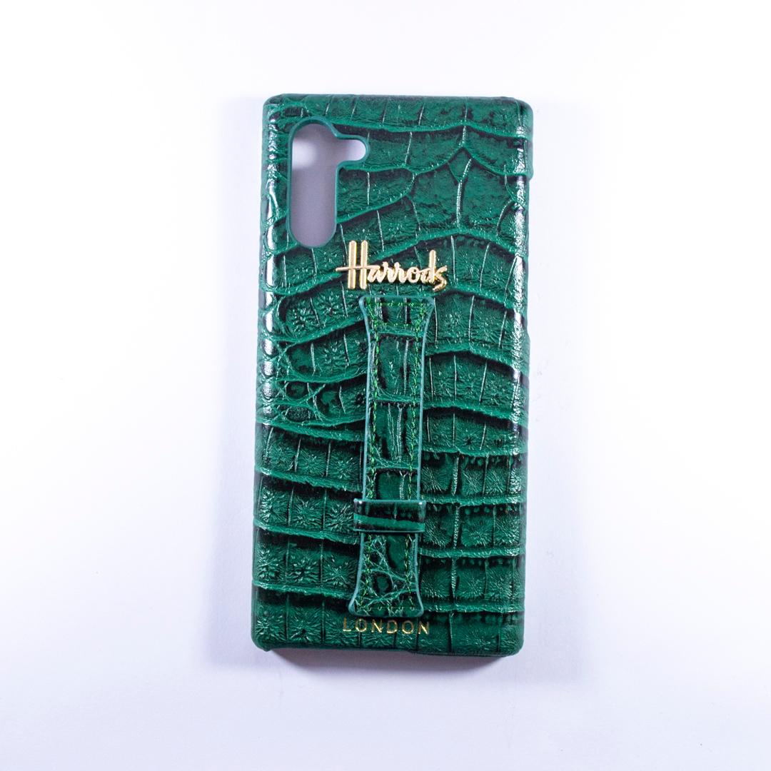 HARRODS HARD COVER GALAXY NOTE10 GREEN