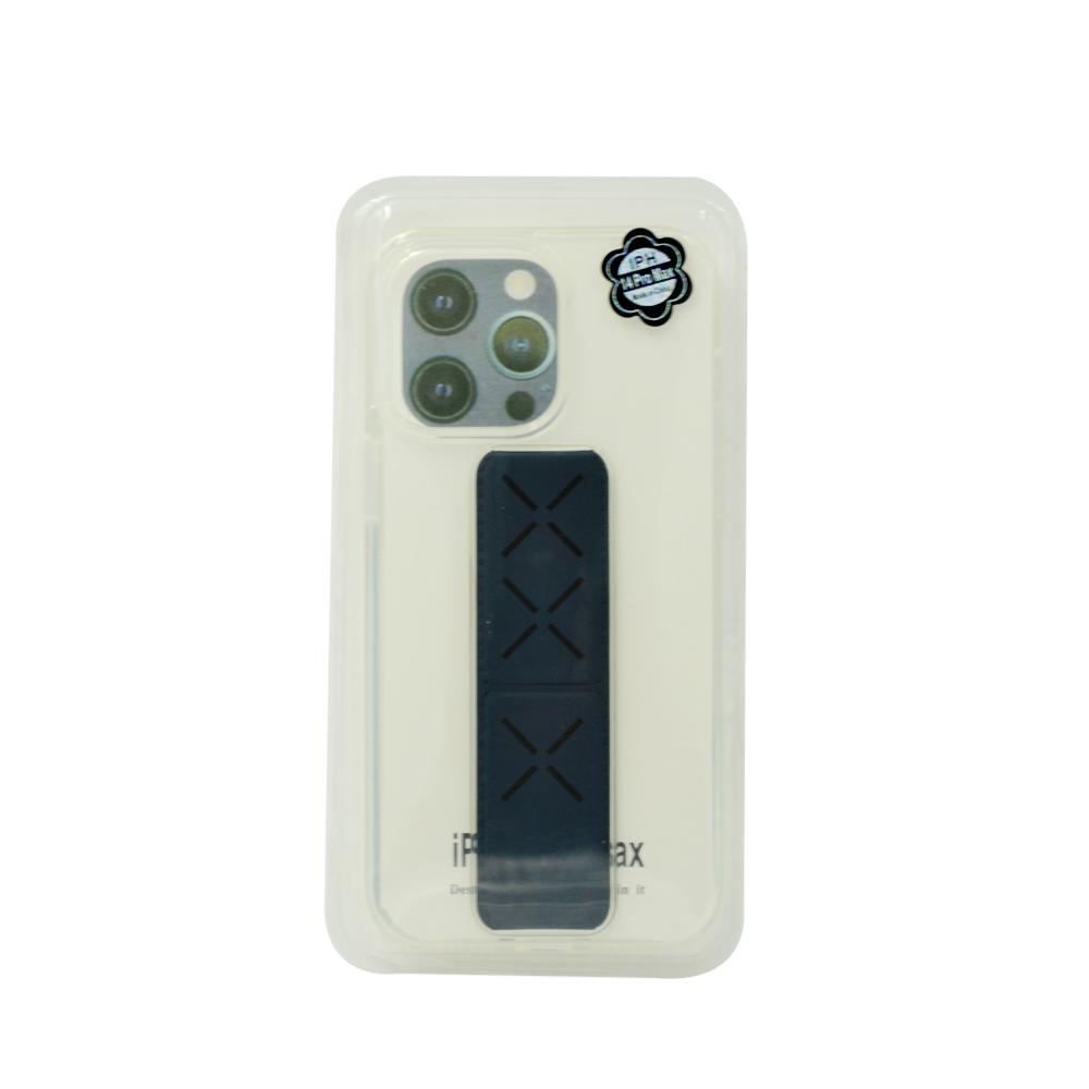 TRANSPARENT BACK COVER GRIP IPHONE 14 PRO MAX BLUE