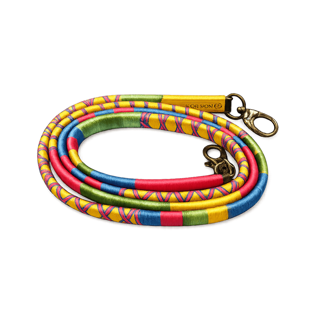 VORSON PURPLE MIX 100% HANDMADE PHONE AND BAG STRAPS