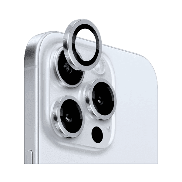 CAMERA TEMPER GLASS IPHONE 15 PRO MAX SILVER