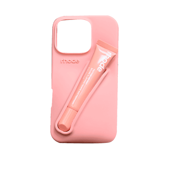 RHODE LIPSTICK SILICONE CASE IPHONE 13/14/15 PRO PEACH