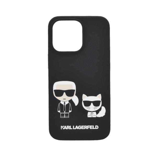 KARL LAGERFELD SILICONE CASE IPHONE 13 PRO BLACK