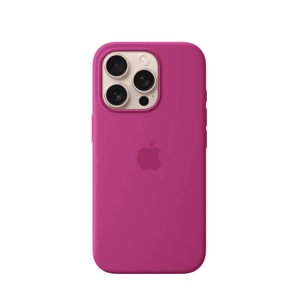 Apple Fuchsia Silicone Case with MagSafe for iPhone 16 Pro