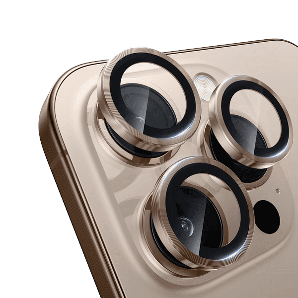 Camera Lens Protector for iPhone 16 Pro Max - Desert Titanium