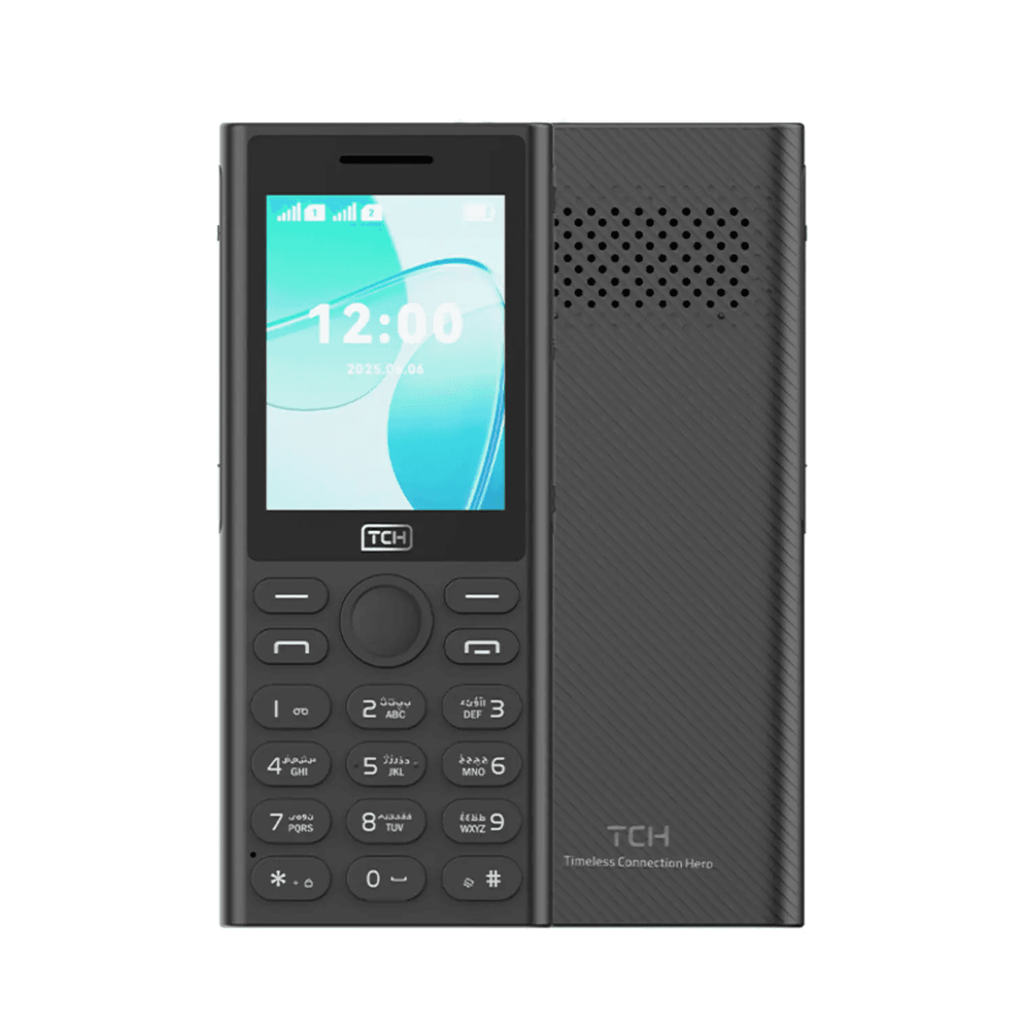 TCH Gray 4G Dual SIM Mobile Phone