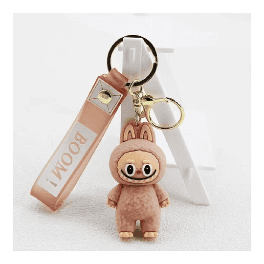 LABUBU KEYCHAIN Dark Sand