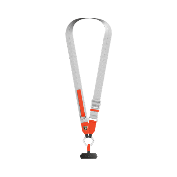 Automoili Lamborghini Mobile Lanyard Holder, Orange