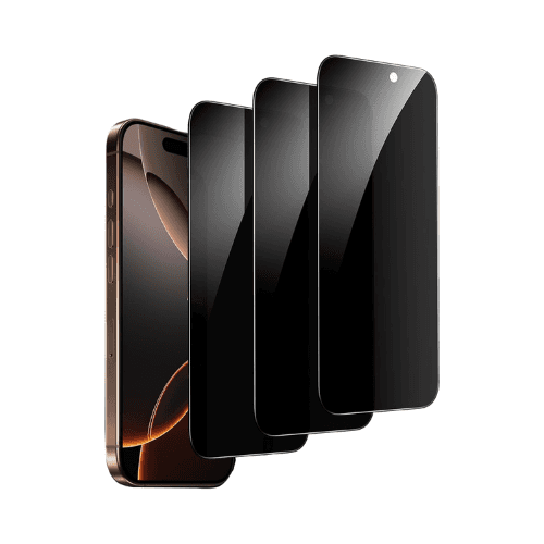 Black Tempered Glass Privacy Screen Protector