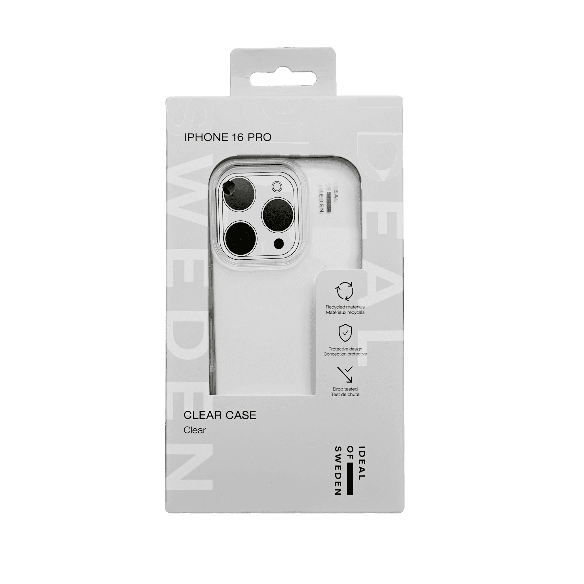 IDEAL OF SWEDEN CLEAR CASE IPHONE 16 PRO CLEAR