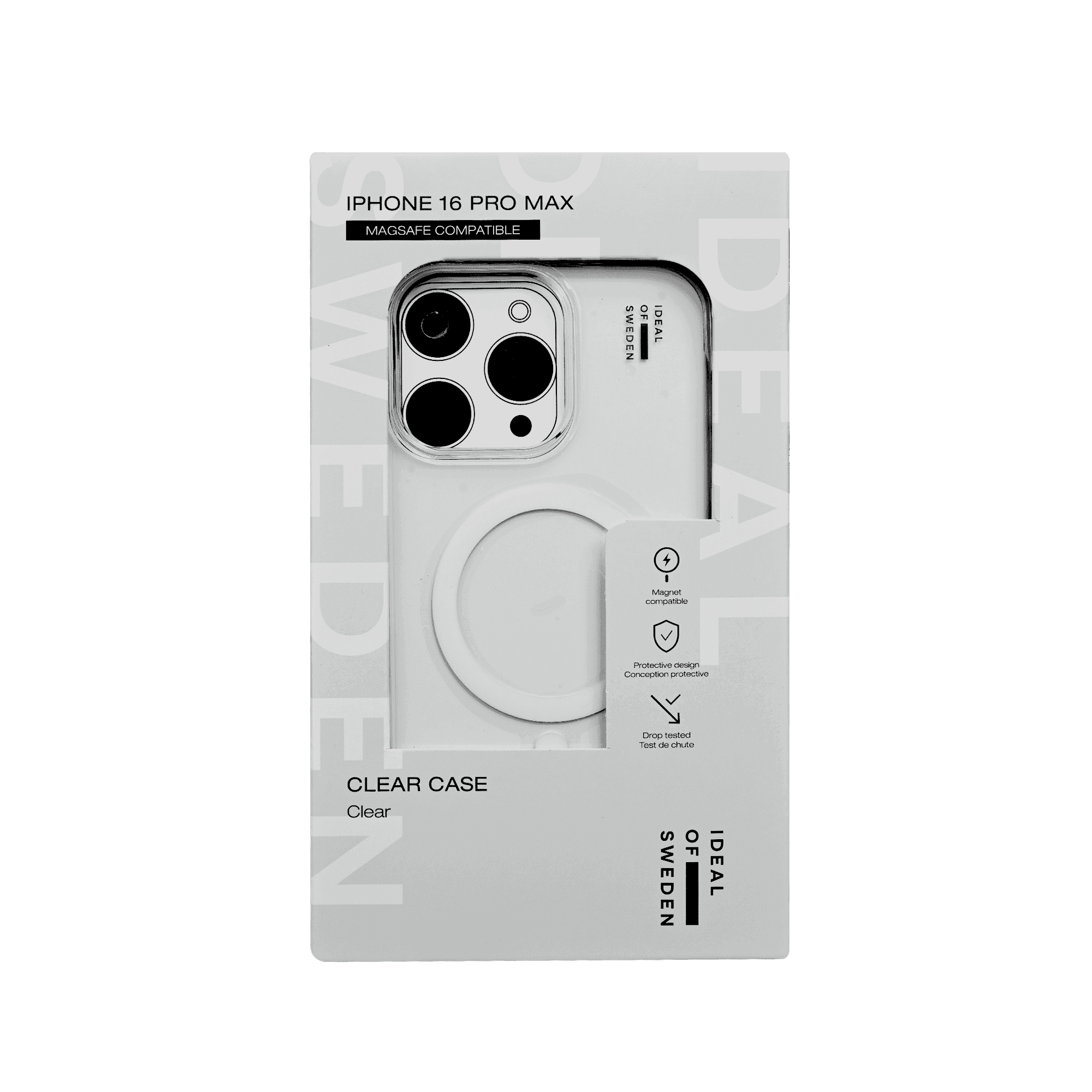 IDEAL OF SWEDEN CLEAR CASE WITH MAGSAFE IPHONE 16 PRO MAX CLEAR