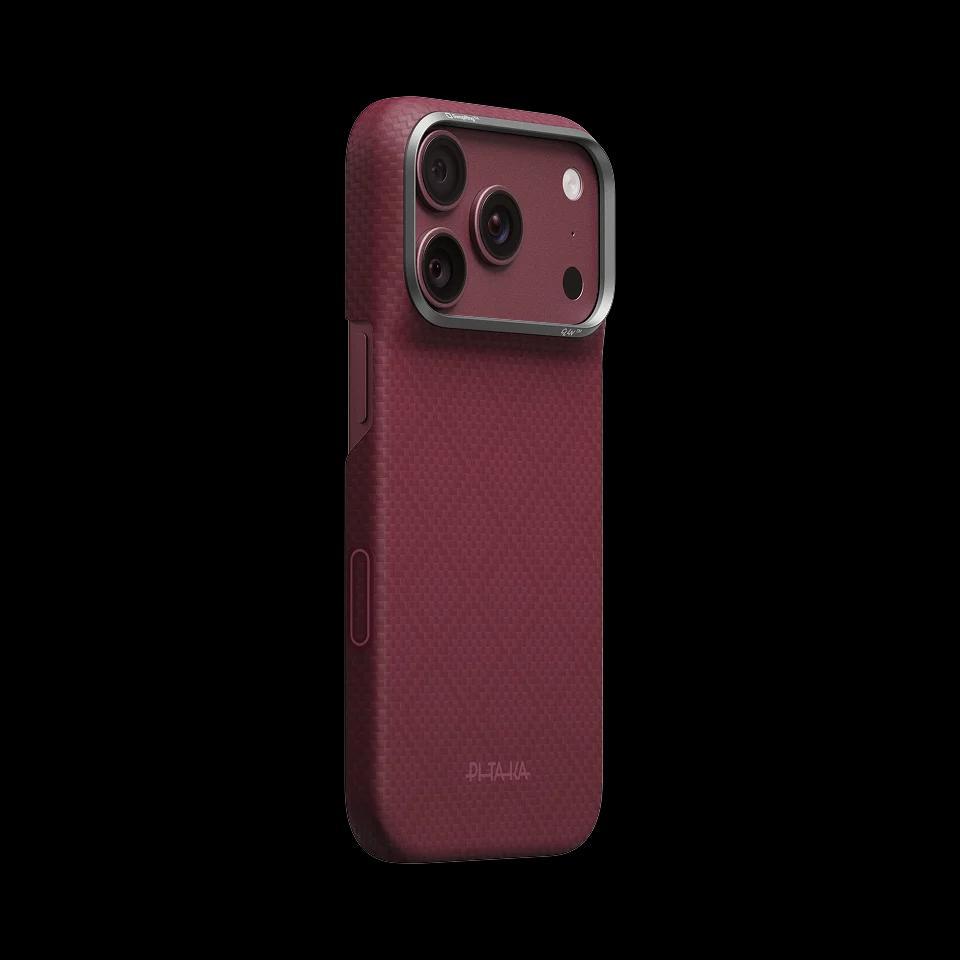 PITAKA ULTRA SLIM CASE (EDGE) IPHONE18/17 PRO MAX - BURGUNDY-03 KI817PM